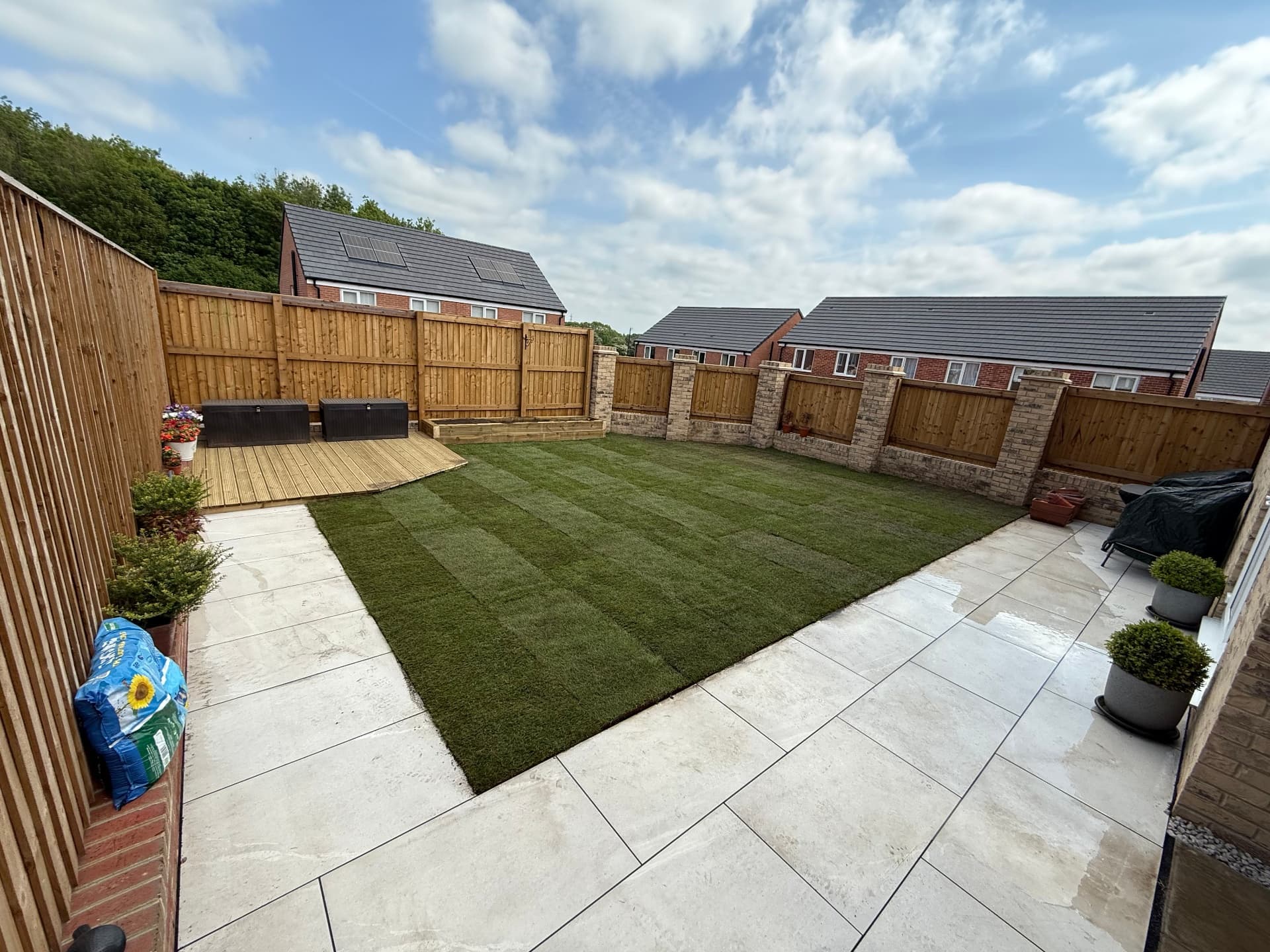 Groundworks and landscaping project in North Yorkshire